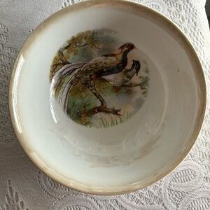 Leuchtenburg Germany Decorative plate with Pheasants .